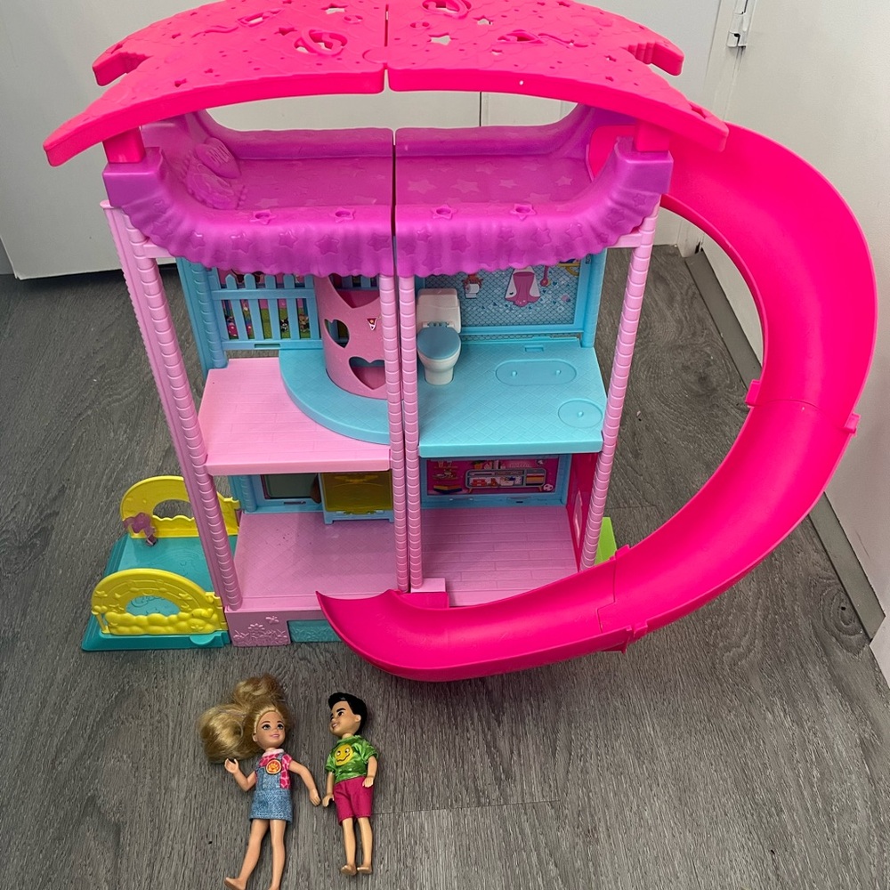 🫟🫟BARBIE Chelsea Doll House | Pool | Slide | Elevator